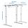 RELATERA - underframe sit/stand f table top, white, 90/117 cm | IKEA Indonesia - PE943720_S1