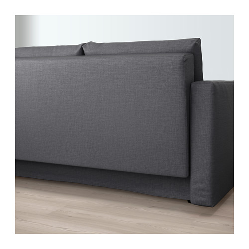 FRIHETEN threeseat sofabed, Skiftebo dark grey IKEA Indonesia