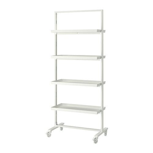 MITTZON rangka dengan roda/rak display