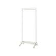 MITTZON - Frame w cstrs/clths rail/disp shlf, white, 85x205 cm