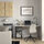 LAGKAPTEN/SPÄND - desk, white anthracite/black, 140x60 cm | IKEA Indonesia - PE943759_S1