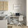 LAGKAPTEN/SPÄND - desk, white/anthracite, 140x60 cm | IKEA Indonesia - PE943768_S1