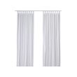 MATILDA - Sheer curtains, 1 pair, white/with tab top, 140x250 cm