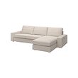 KIVIK - 4-seat sofa with chaise longue, Tresund light beige