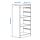 TROFAST - kombinasi penyimpanan dengan rak, putih, 46x30x95 cm | IKEA Indonesia - PE943810_S1