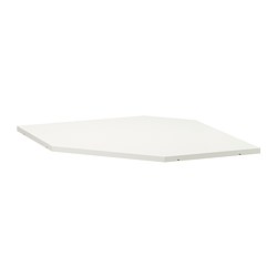 UTRUSTA - Rak untuk kabinet dinding sudut, putih, 68 cm