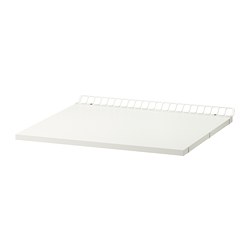 UTRUSTA - Rak berventilasi tetap, putih, 60x60 cm