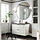 RUTSJÖN/TÄNNFORSEN - wash-stnd w drawers/wash-basin/tap, white/black marble effect, 102x49x76 cm | IKEA Indonesia - PE915186_S1