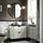 TÄNNFORSEN/TÖRNVIKEN - wash-stnd w drawers/wash-basin/tap, white/black marble effect, 82x49x79 cm | IKEA Indonesia - PE915207_S1