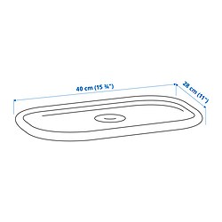 TROFAST - Lid, white, 40x28 cm