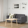 LANDSKRONA - 2-seat sofa, Gunnared dark grey/metal