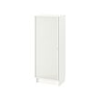 BILLY/HÖGBO - Bookcase combination w glass doors, white, 40x30x106 cm