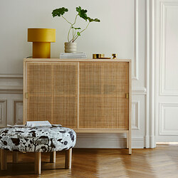 STOCKHOLM 2025 - Table lamp, yellow/textile, 35 cm