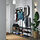 NIPÅSEN/BAGGMUCK - hallway furniture, set of 4, black/grey | IKEA Indonesia - PE979502_S1