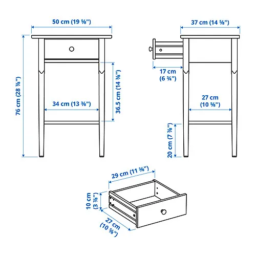 BLÄSTÅSEN Measurement Illustration