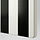 SMÅSTAD - pintu, hitam/putih garis-garis, 30x90 cm | IKEA Indonesia - PE915318_S1