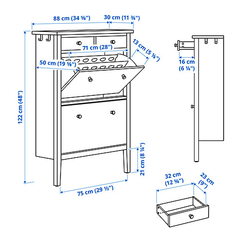 GULLABERG Measurement Illustration