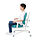 GUNRIK - kursi untuk meja anak, toska | IKEA Indonesia - PE875493_S1