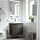 HAVBÄCK/ORRSJÖN - wash-stnd w drawers/wash-basin/tap, dark grey/white marble effect, 62x49x71 cm | IKEA Indonesia - PE915379_S1