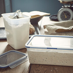 IKEA 365+ - Food container with lid, rectangular/plastic, 4.2 l