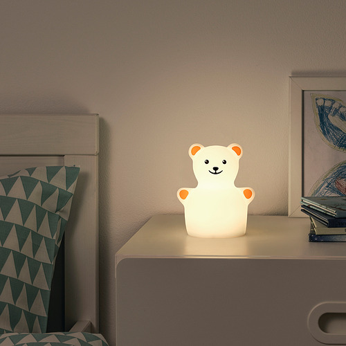 TÖVÄDER lampu tidur LED