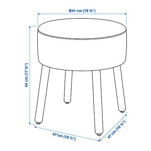 MÖRTFORS Measurement Illustration