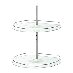 UTRUSTA - Wall corner cabinet carousel