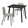 KARLPETTER/LISABO - meja dan 2 kursi, hitam/hijau muda Gunnared hitam, 88x78 cm | IKEA Indonesia - PE944020_S1