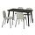 KARLPETTER/LISABO - table and 4 chairs, black/Gunnared light green black, 140x78 cm | IKEA Indonesia - PE944022_S1