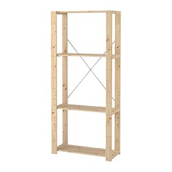 HEJNE - 1 section, softwood, 78x31x171 cm