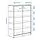 KLEPPSTAD - kabinet/tempat sepatu, putih, 80x35x117 cm | IKEA Indonesia - PE875594_S1