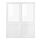 GRIMO - pair of sliding doors, glass/white, 150x201 cm | IKEA Indonesia - PE944075_S1