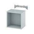 EKET - Unit rak dinding, abu-abu muda-biru, 35x25x35 cm