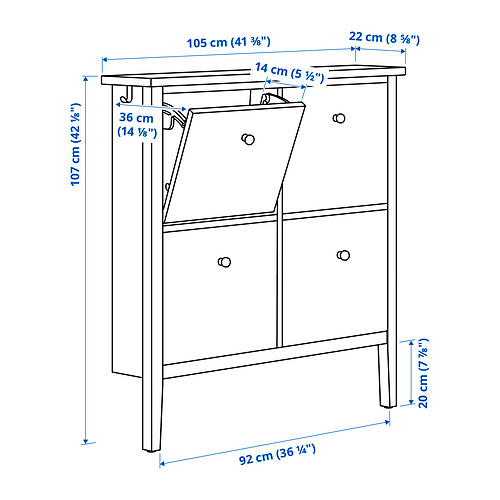 GULLABERG Measurement Illustration