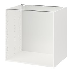 METOD - Base cabinet frame, white, 80x60x80 cm