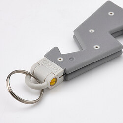 YUPPIENALLE - Holder for mobile phone, grey