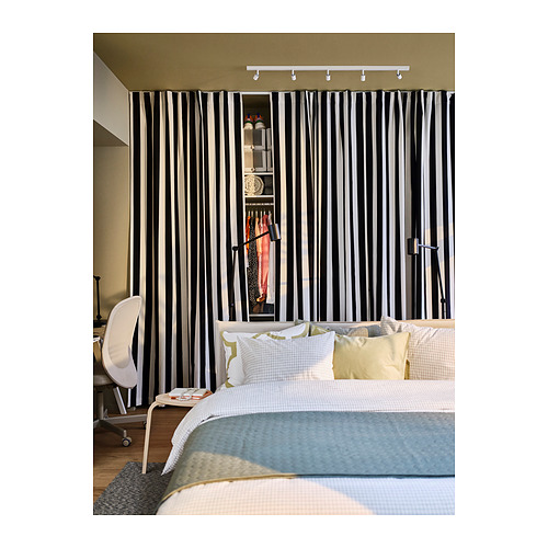 BÄVE LED ceiling track, 5-spots, white | IKEA Indonesia