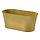 VINTERFINT - plant pot, gold-colour, 14x26 cm | IKEA Indonesia - PE944215_S1