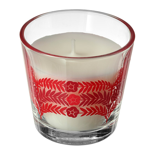 VINTERFINT scented candle in glass, Five spices of winter, 20 hr IKEA Indonesia