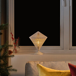 STRÅLA - LED decorative table lamp, tree-shaped battery-operated/white