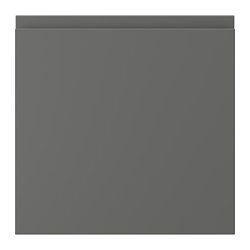 VOXTORP - Door, dark grey, 40x40 cm