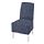 BERGMUND - kursi dg sarung panjang medium, putih/Ryrane biru tua | IKEA Indonesia - PE789322_S1