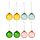 VINTERFINT - tree ornament, bauble glass/mixed colours, 6 cm | IKEA Indonesia - PE944274_S1