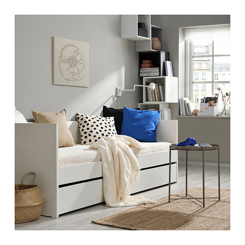 VIHALS tempat tidur trundle