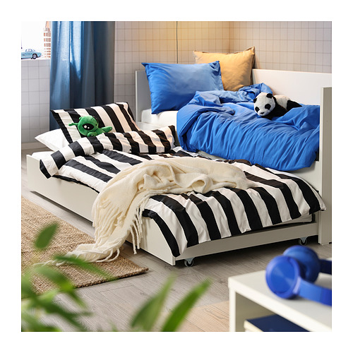 VIHALS tempat tidur trundle