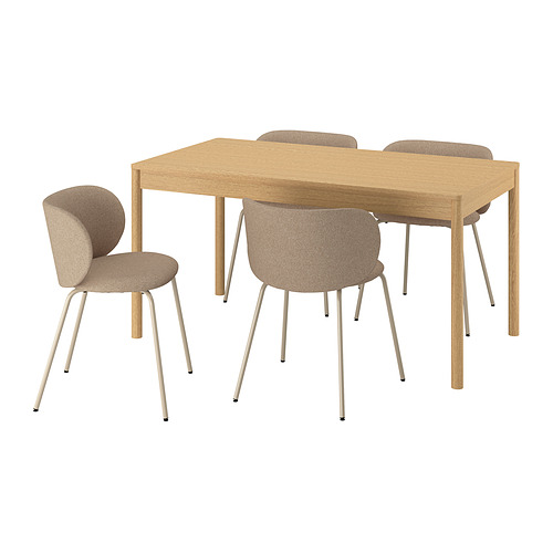 KRYLBO/TONSTAD table and 4 chairs