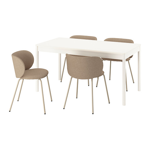 TONSTAD table and 4 chairs