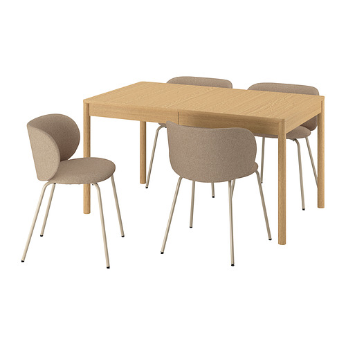 KRYLBO/TONSTAD table and 4 chairs