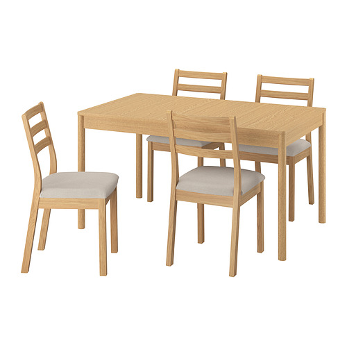 TONSTAD/TONSTAD meja dan 4 kursi