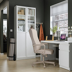 MILLBERGET - Swivel chair, Murum beige